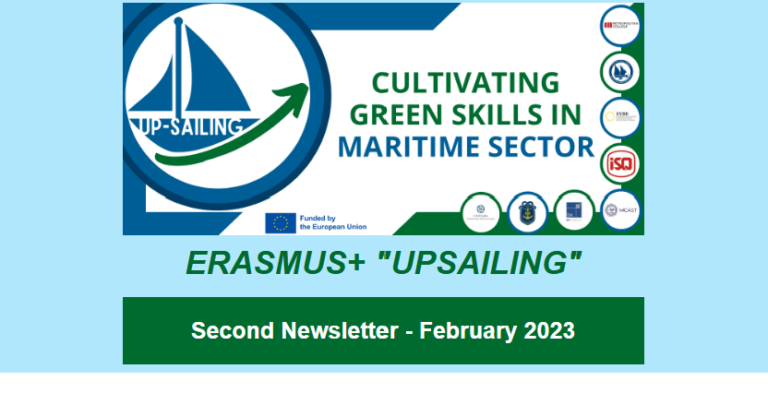 Second newsletter of the Erasmus+ project “UpSailing”