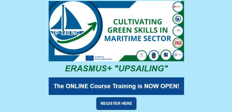 Third newsletter of the Erasmus+ project “UpSailing” – The ONLINE Course Training is NOW OPEN!